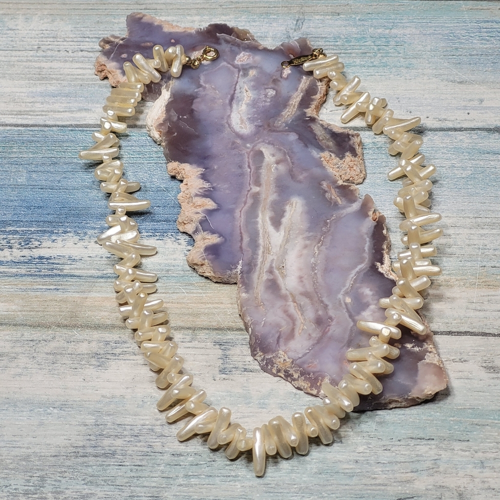 Napier Cream Pearl Necklace.